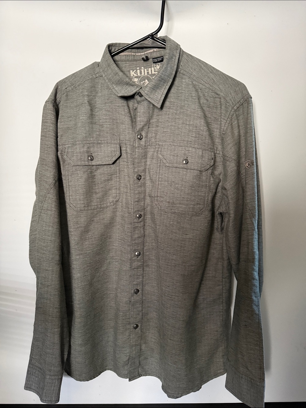 Kuhl Men's Button-Down Shirt in Gray